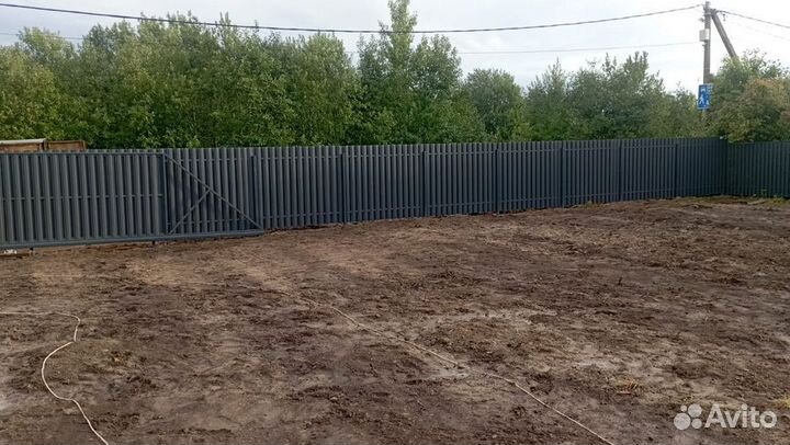 Производство заборов из евроштакетника