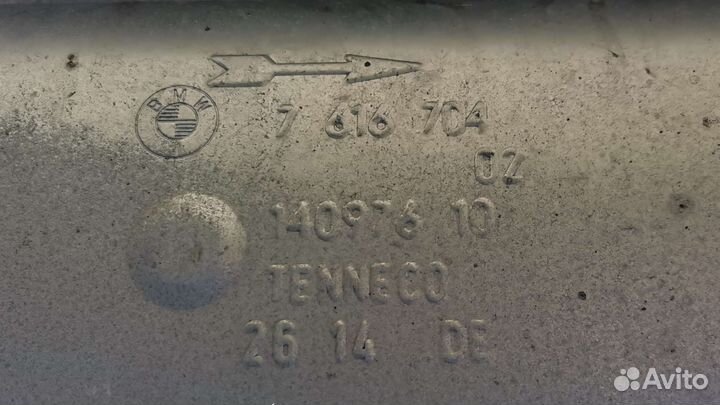 Глушитель банка BMW f30 316i