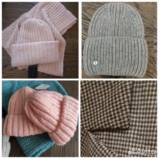 Шапка шарф пальто (42-48)