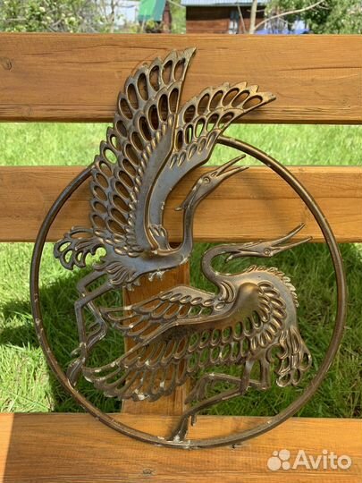 Раритет. Панно Весенняя песня Журавли СССР