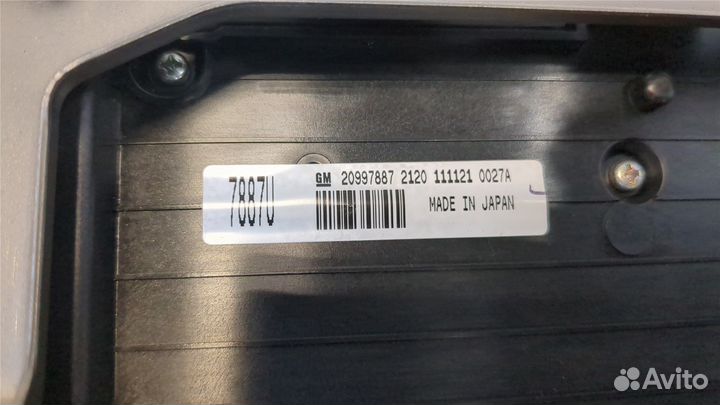 Переключатель отопителя Opel Insignia, 2012