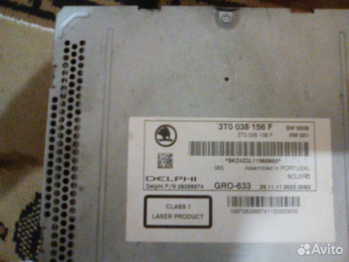 Штатная магнетола bolero