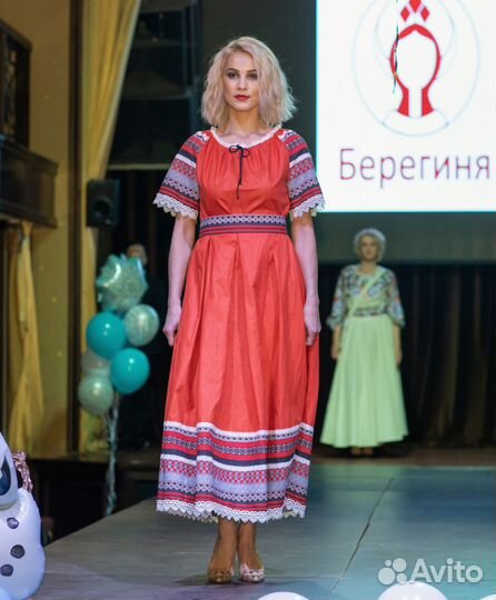 Платье Всемила красное