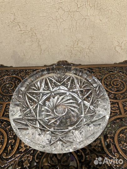 Хрустальная пепельница