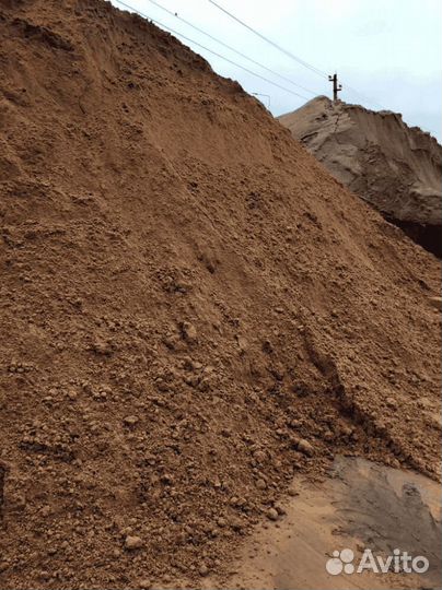 Песок карьерный в наличии с доставкой