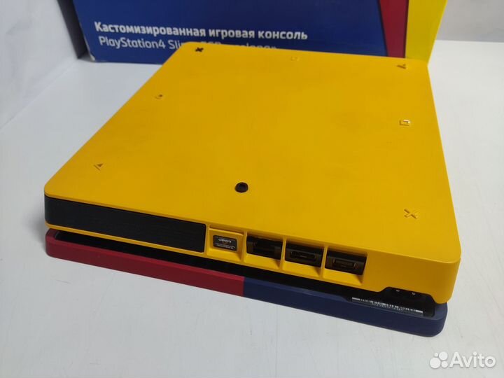 Прошитая PS4 Slim Barselona 1Tb+куча игр