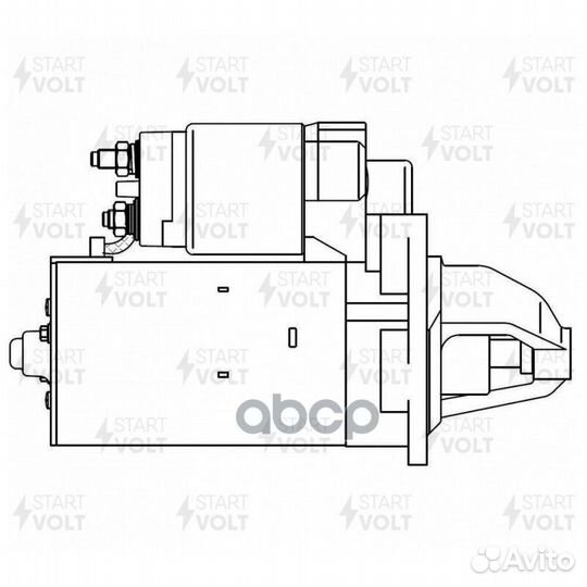 Стартер Iveco Daily 11- 3.0D/уаз Патриот 2.3JTD