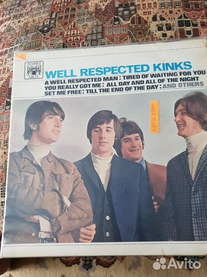 Виниловая пластинка lp The Kinks- Respected