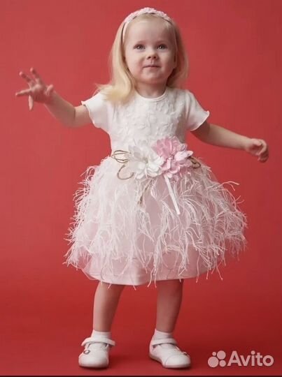 Платье для девочки 86-92