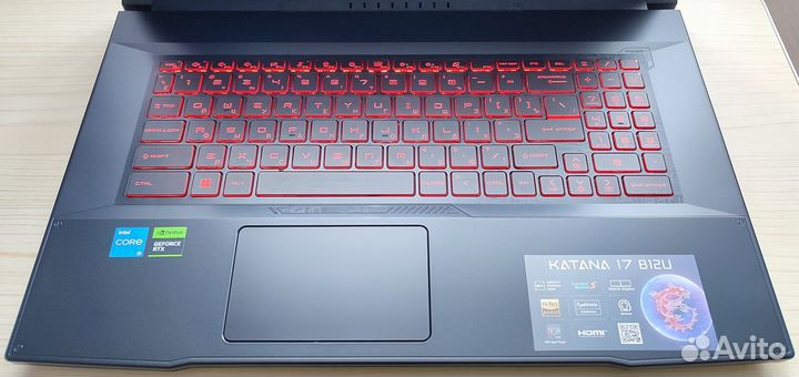 Ноутбук MSI Katana 17.3 IPS144/16 Gb DDR5/1000 SSD