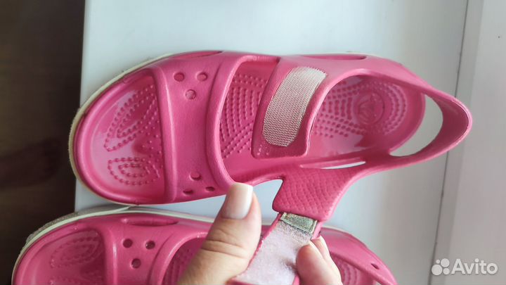 Продам Crocs J3 розовые 23 см.на девочку