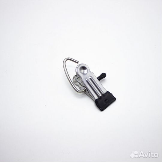Крючок-прищепка металлическая, длинна 69мм, длинн