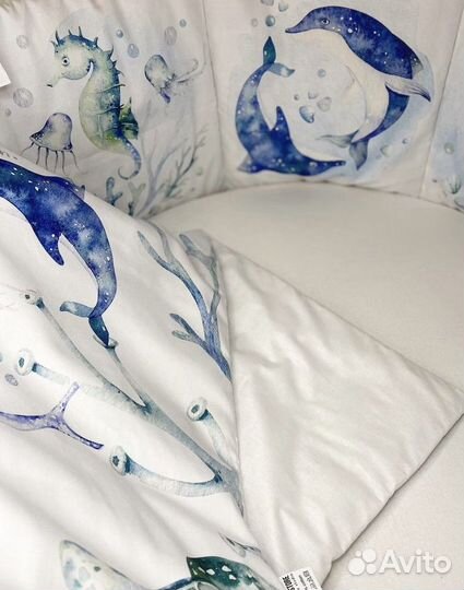 Бортики в кроватку новые