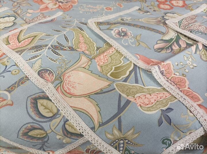 Скатерть и салфетки. Готовый набор. Рогожка