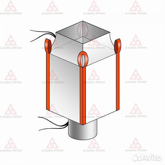 Мкр Биг-Бэг 95Х95Х130 сборка-люк, 160гр