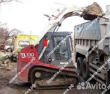 Стекло для мини-погрузчика Takeuchi Tl 130/140 с г