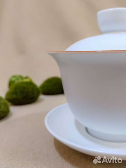 Фарфоровая гайвань «Слоновая кость»