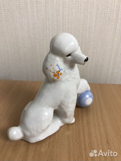 СССР Статуэтка пудель с мячом