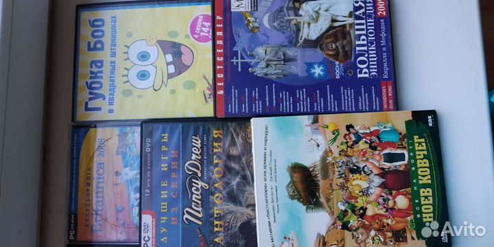 Компьютерные игры, мультфильмы на DVD