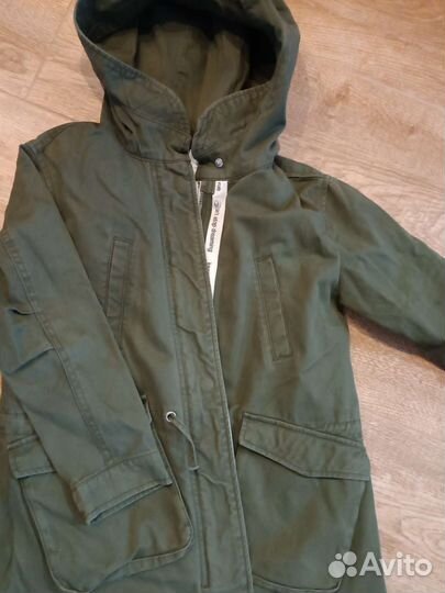 Вещи Zara джинсовка ветровка парка 128 134 140