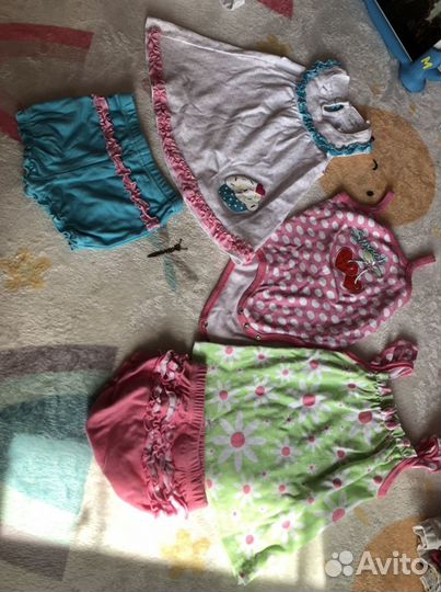 Детские вещи на девочку 0-6-9 мес