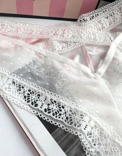 Трусики victoria secret розовые новые