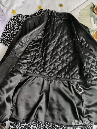 Пиджак из натуральной кожи женский