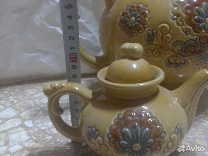 Винтаж СССР набор чайников доливной и заварочный