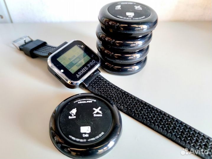 Часы для официанта и кнопка вызова персонала