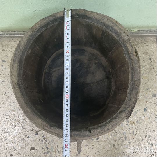 Кадка кадушка бочка деревянная с краником