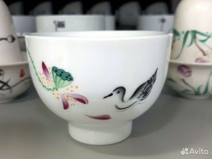 Чашечки «Лотос и бабочка»