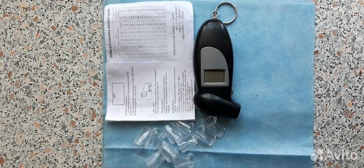 Алкотестер с мундштуками(Новый