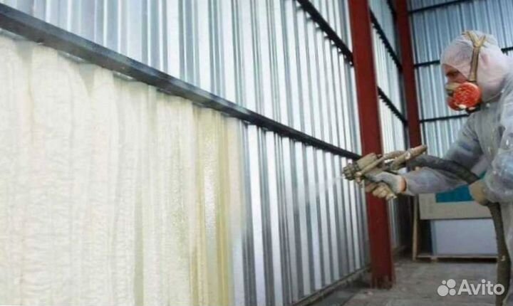 Утепление ангара пенополиуретаном (ппу)