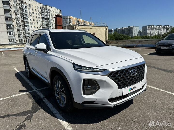 Hyundai Santa Fe 2.0 AT, 2019, 73 000 км