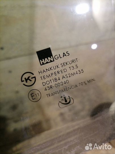 Стекло двери переднее левое Chevrolet Epica