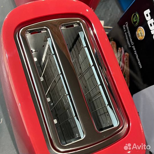 Тостер новый BBK TR82 красный TR82 (ТЦ)