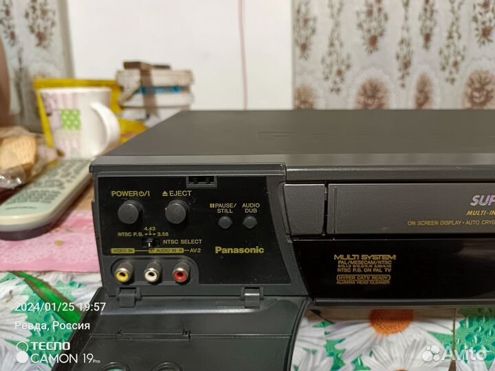 Видеомагнитофон panasonic nv hd 620,hi-fi