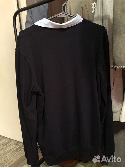 Джемпер с имитацией рубашки