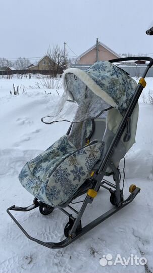 Санки-коляска Nika Умка 3-2