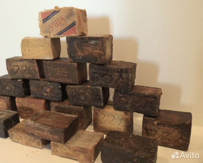 Мыло хозяйственное 60, 65, 70, 72 СССР