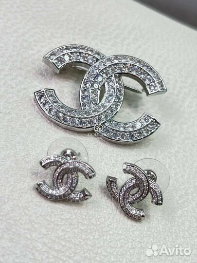 Золотая Брошь Chanel