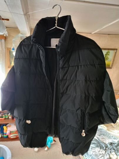 Демисезонный пуховик женский р 44-46