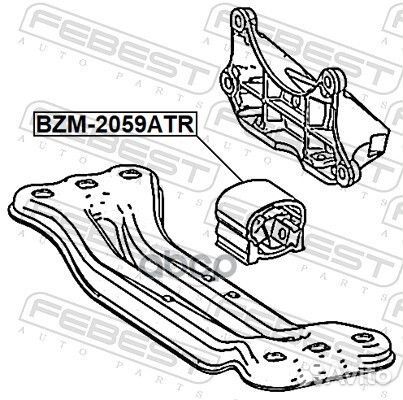 Подушка кпп задняя MB W205/S205/C205