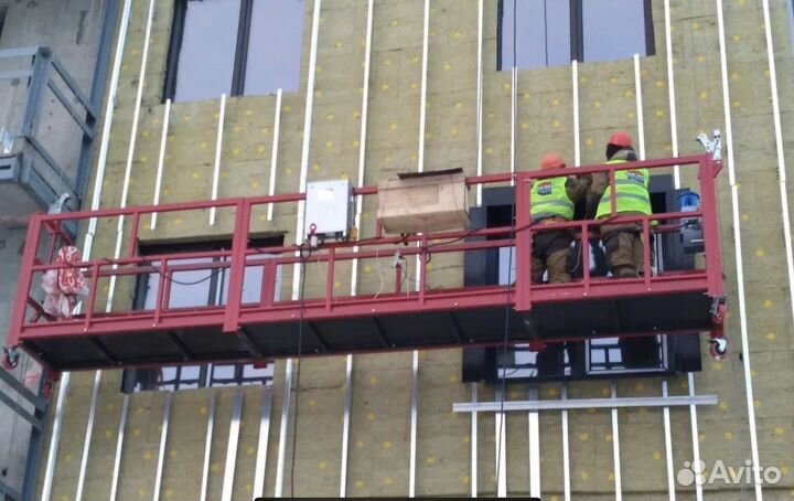 Монтаж фасадных подъёмников ZLP-639