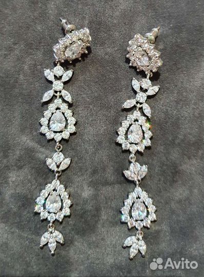 Свадебная диадема и серьги