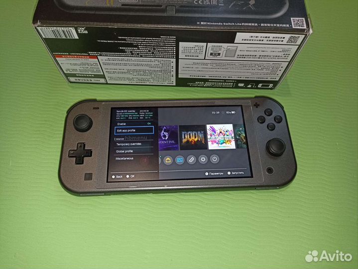 Nintendo switch lite dialga & palkia прошит 160gb