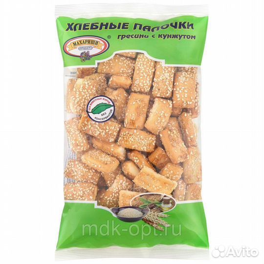 Хлебные палочки Гресини с кунжутом 200г