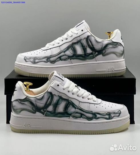 Кроссовки Nike Air Force 1 Low Skeleton White (Арт