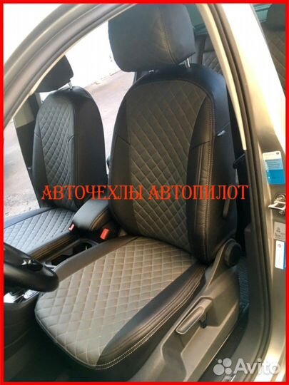 Чехлы Автопилот Volkswagen Tiguan 2 из экокожи