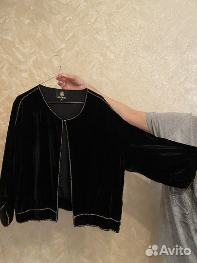 Бархатная накидка женская 48/50